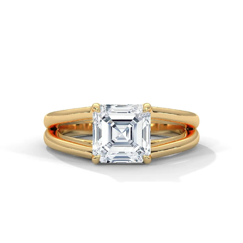 Women’s wedding set rings-The Seco Solitaire Setting