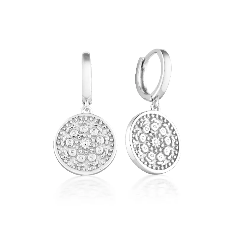 Women’s flower earrings-Pella Earrings