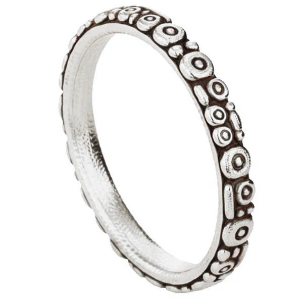 Women’s sterling silver rings-Alex Sepkus “Mini” Band - R-117PM