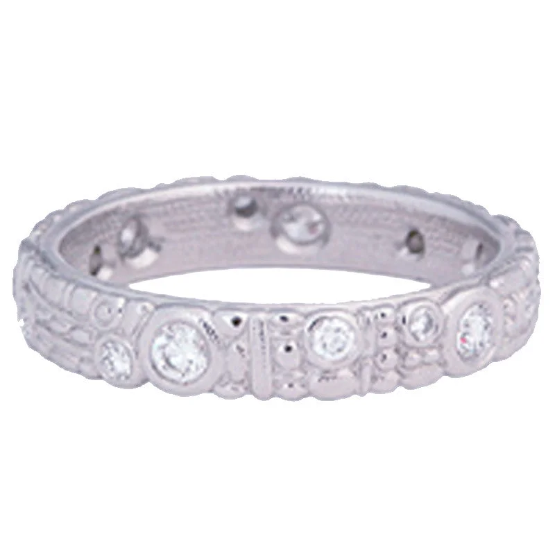 Women’s platinum rings-Alex Sepkus Thin Band - R-62PD