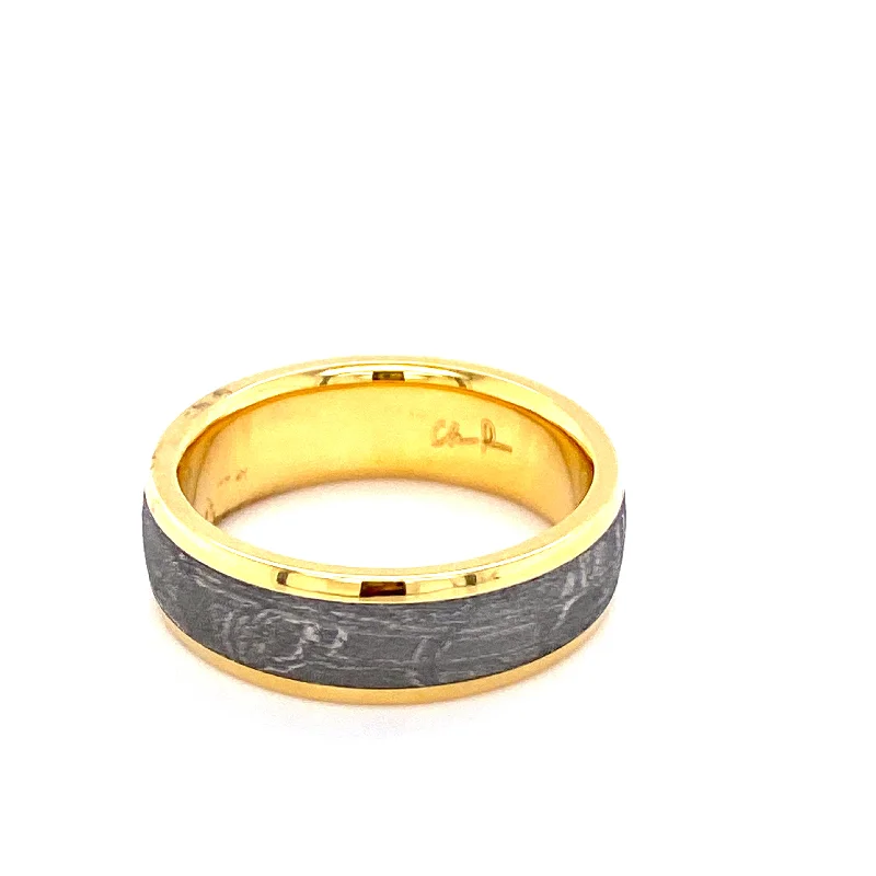 Women’s cocktail rings-Chris Ploof Gibeon Meteorite Capella Band