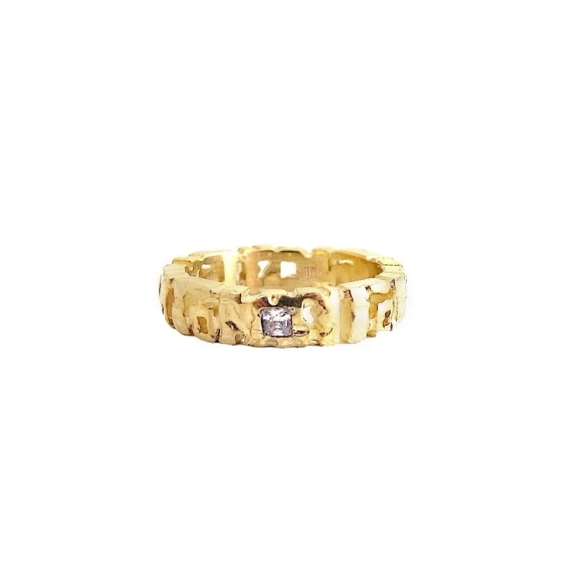 Women’s designer rings-Lucca Demi Band