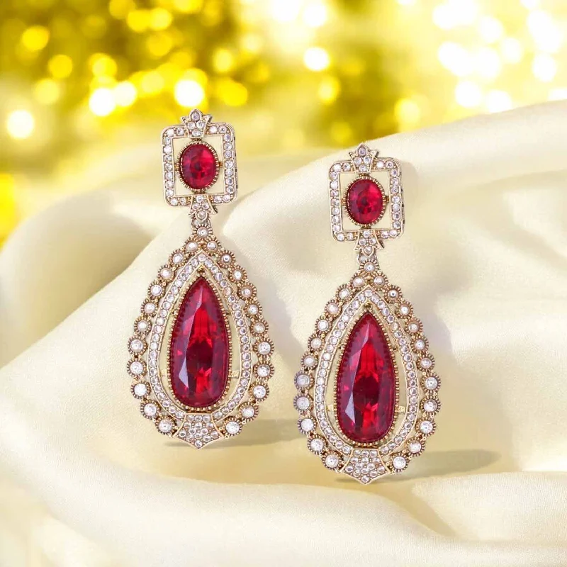 Women’s drop earrings-Rani Rinaya Danglers