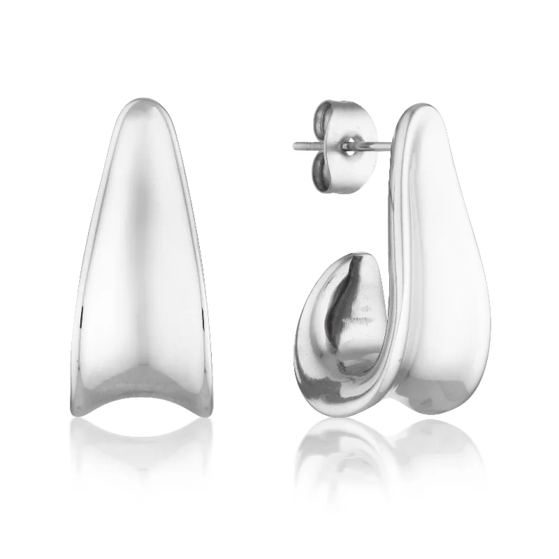 Women’s pearl hoop earrings-Lola Earrings