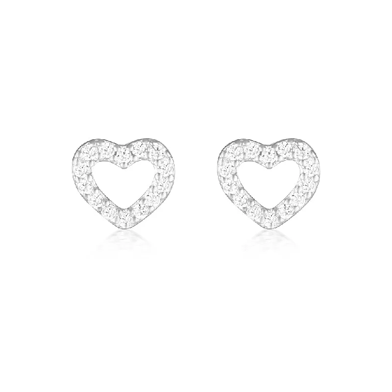 Women’s emerald cut earrings-Bella Earrings