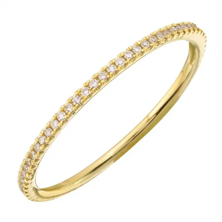 Women’s designer rings-Thin Full Eternity Band