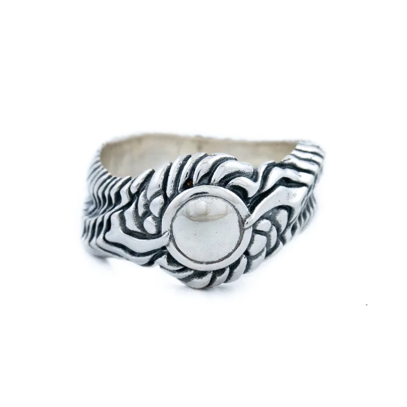 Women’s chunky rings-"Biomech" Band