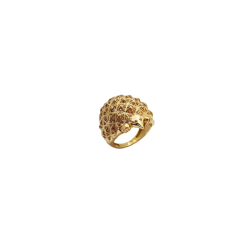 Women’s sapphire rings-Hedgehog Pendant (14K)