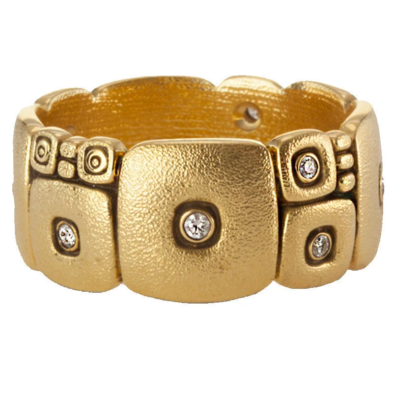 Women’s gold rings-Alex Sepkus Temple Wall Band - R-120