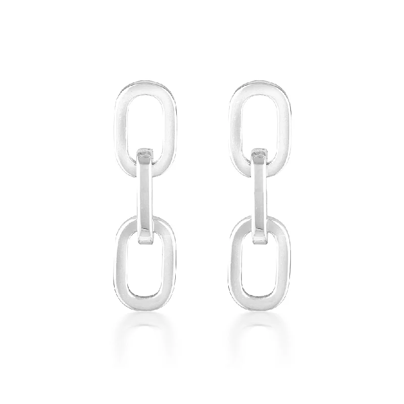 Women’s moonstone stud earrings-Hunter Earrings