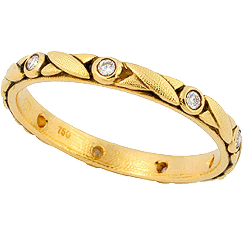 Women’s unique rings-Alex Sepkus Crisscross Band - R-121