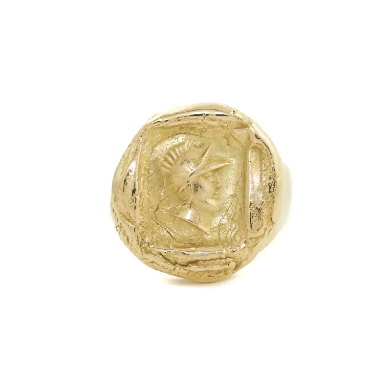 Women’s cluster rings-14k Gold x Centurion Signet