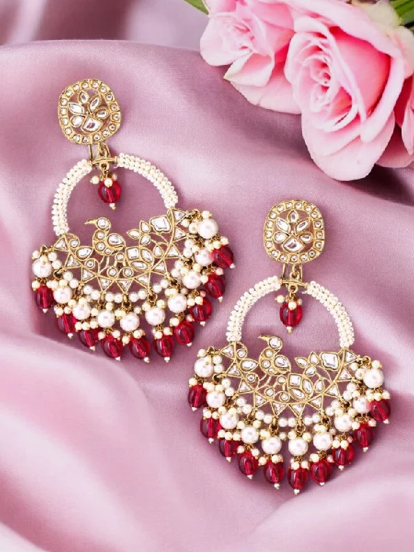 Women’s drop earrings-Rani Nishi chandbalis