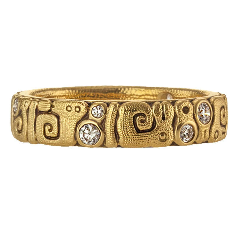 Women’s luxury rings-Alex Sepkus Wide Band - R-156D