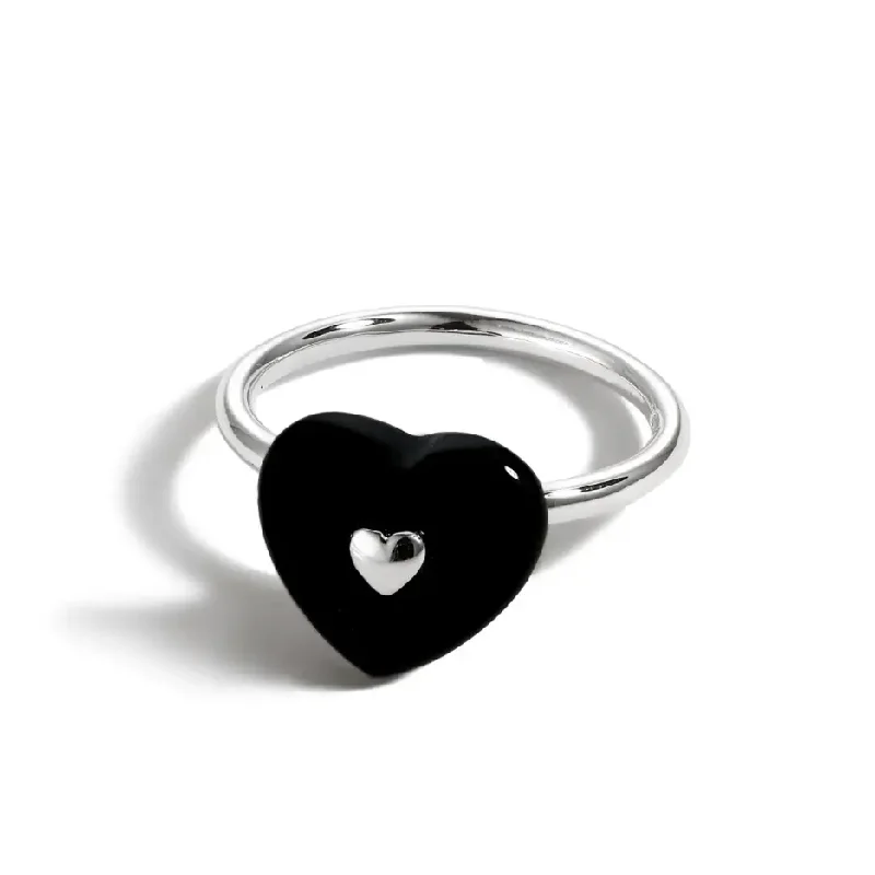 Women’s diamond rings-Dark Heart