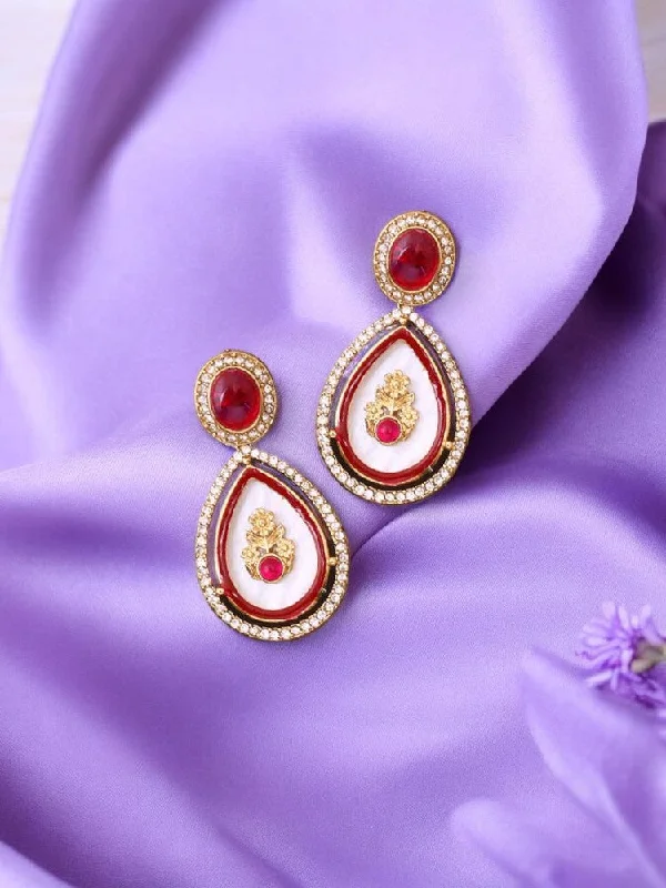 Women’s classic earrings-Rani Pritika  Danglers