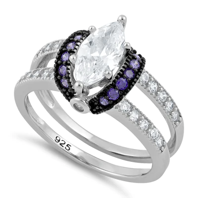 Women’s stackable rings-Coraline - 1.5 ct Marquise