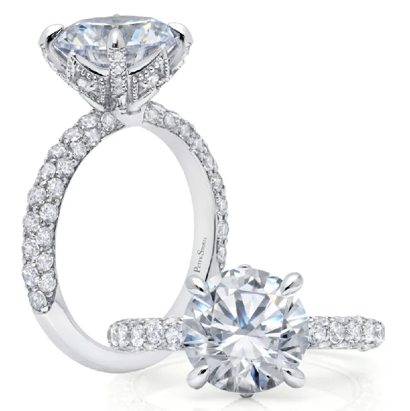 Women’s sapphire engagement rings-Peter Storm WS169_4DIAW