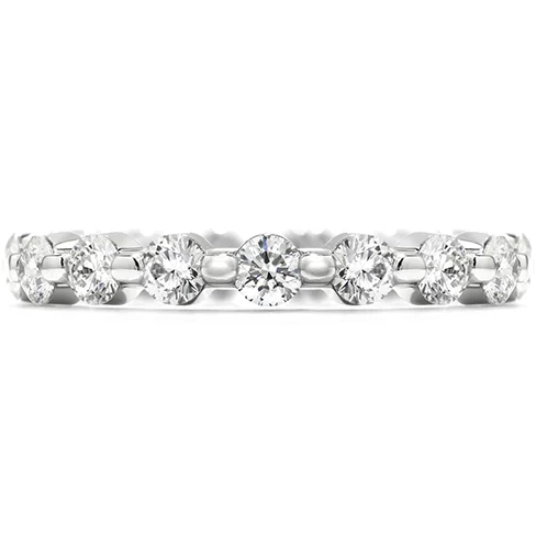 Women’s eternity ring sets-Hearts On Fire Multiplicity Single Prong Eternity Band