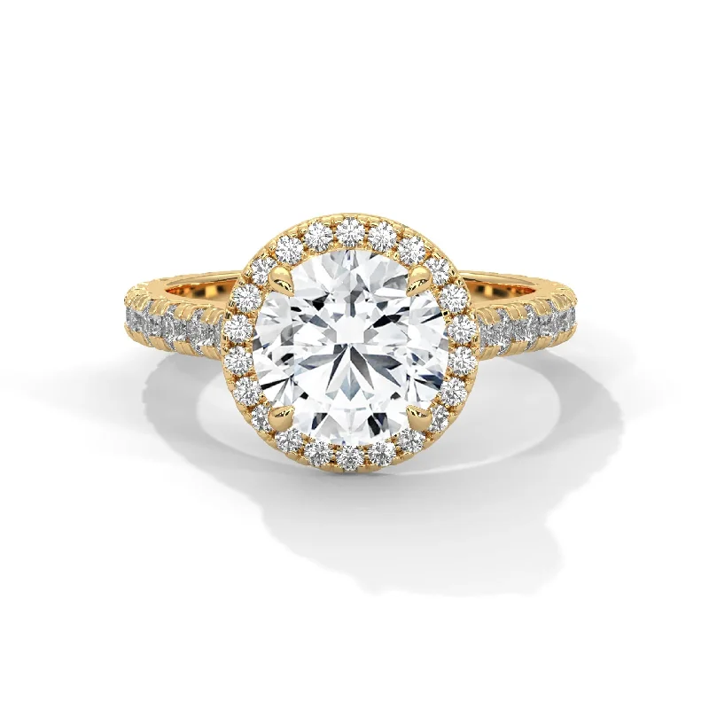 Women’s trendy rings-The Crystal Setting