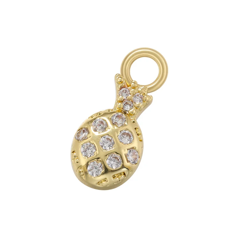 Vd1305 Golden White Diamond Pineapple