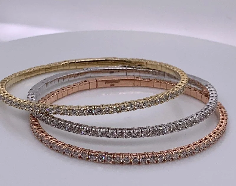 Women’s retro bracelets-14K Stackable Flex Bracelets - Available Individually or As A Set