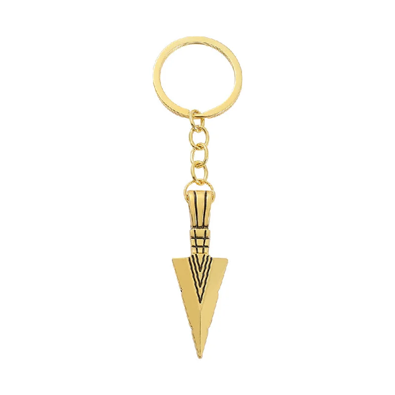 Arrow Keychain Gold