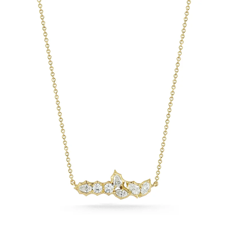 Women’s delicate gold necklaces-Posey Bar Pendant