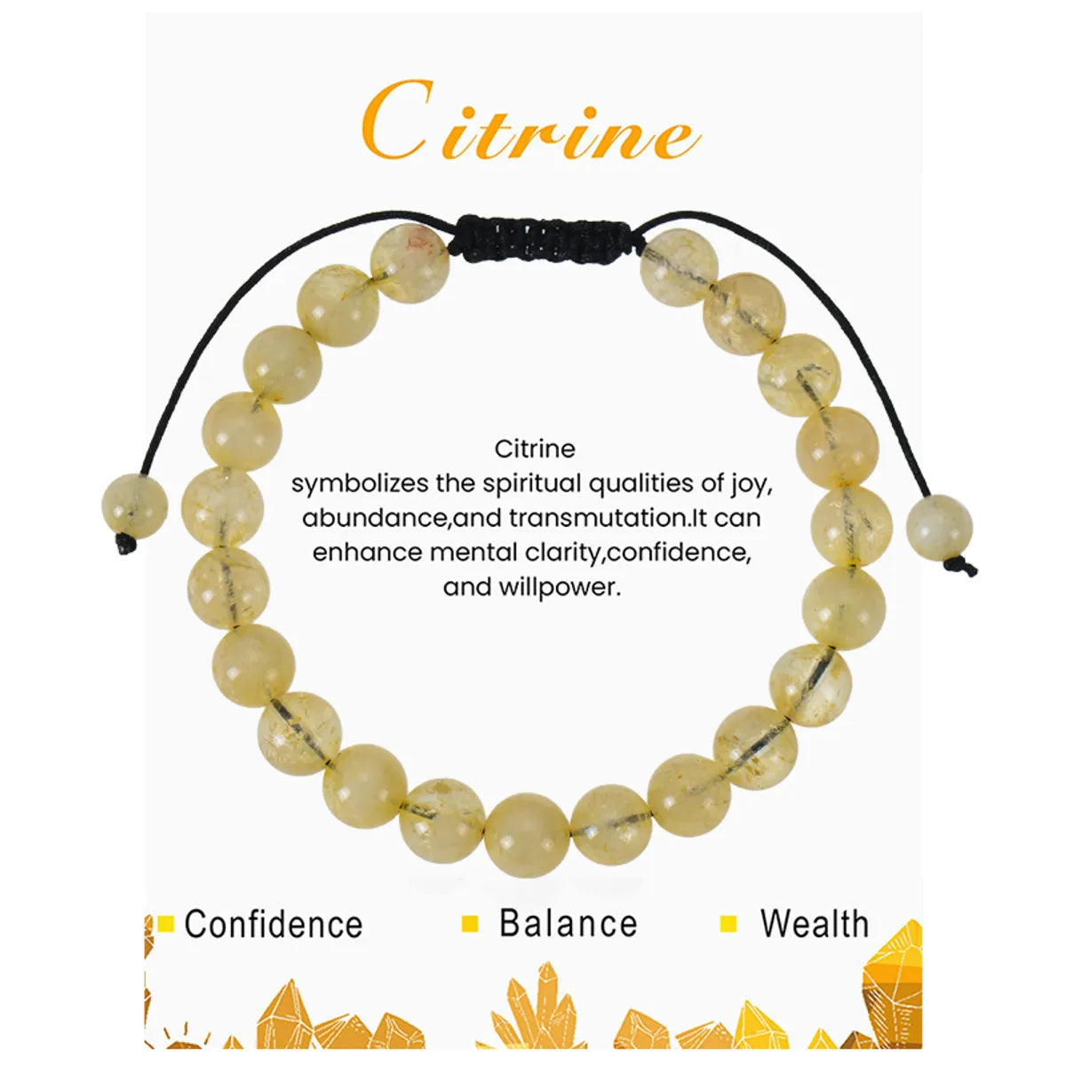 Citrine Bracelet 18cm