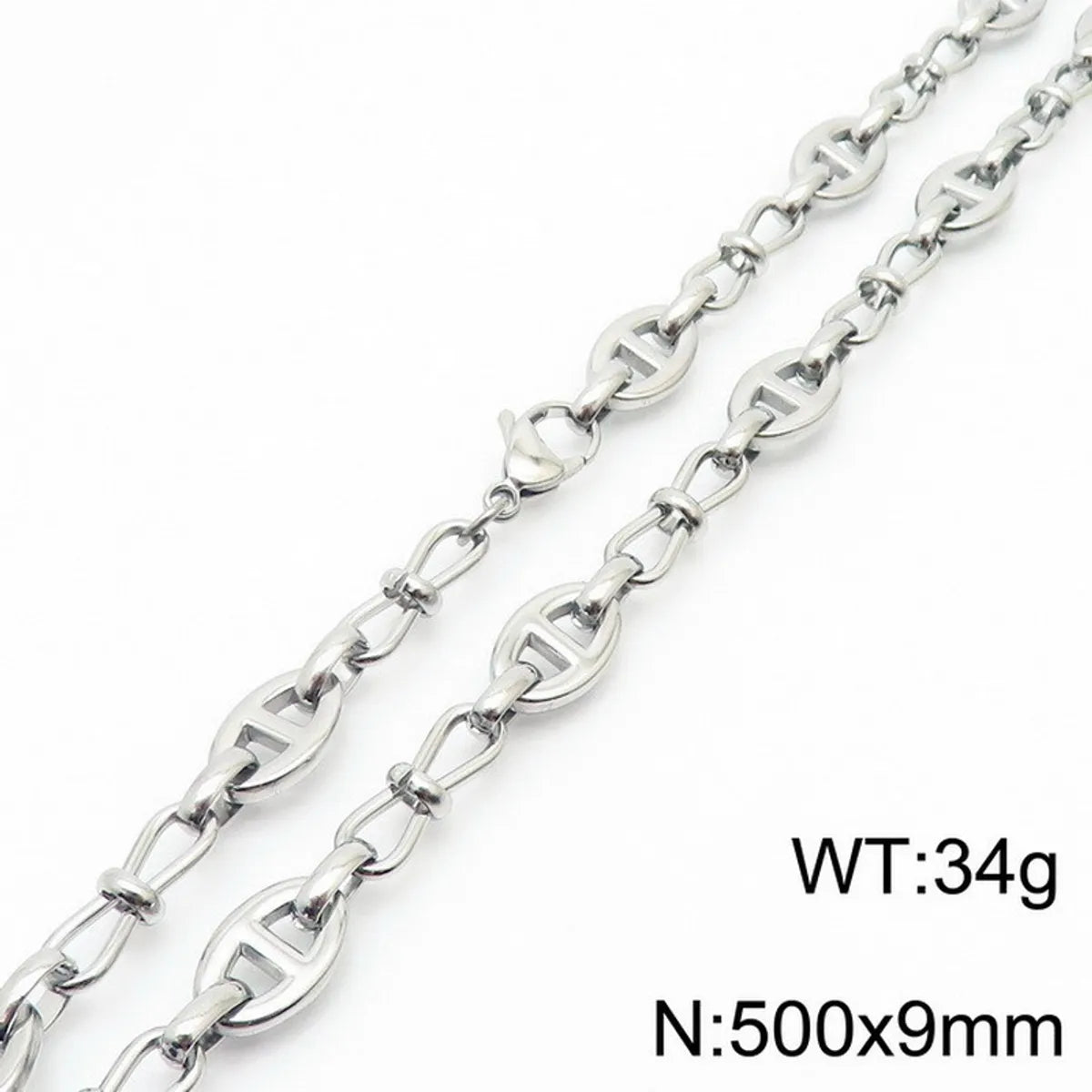 Steel Necklace KN233937-Z