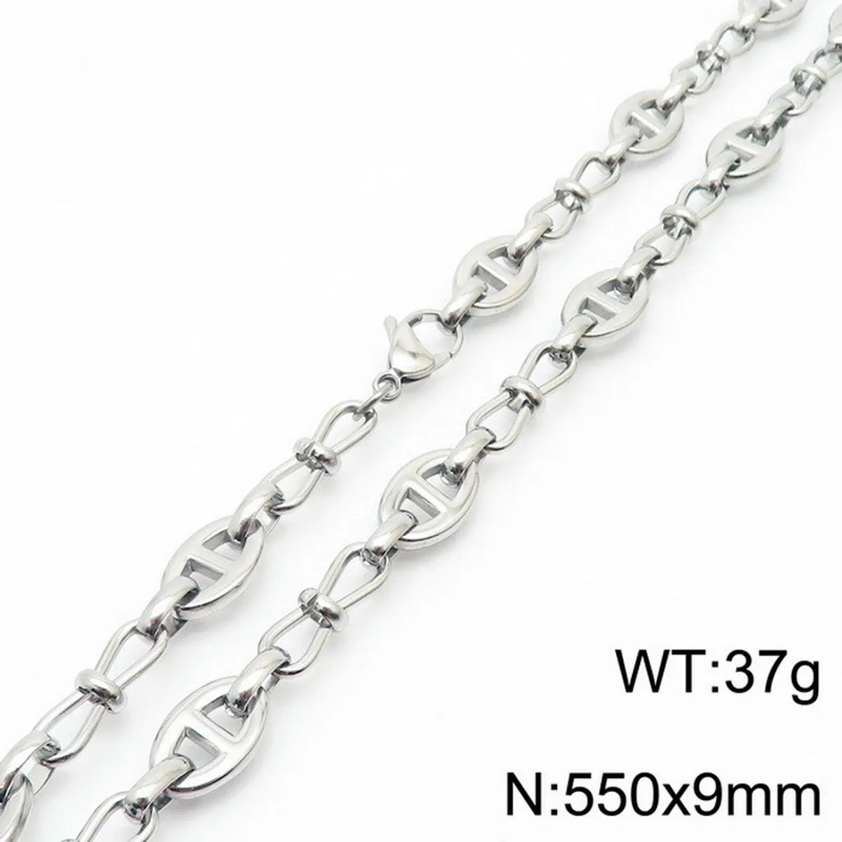 Steel Necklace KN233938-Z