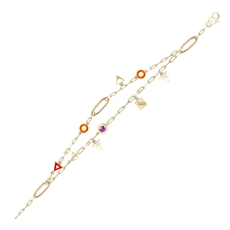 Women’s vintage diamond bangles-Vivaldi Bracelet