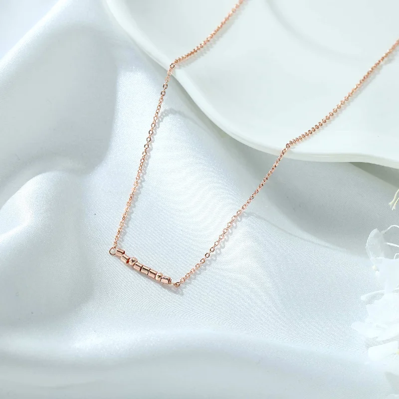 Women’s simple gold necklaces-Simple Style Solid Color Copper 14k Gold Plated Necklace In Bulk