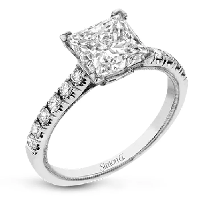 Women's antique-inspired engagement rings-TR738-PC ENGAGEMENT RING