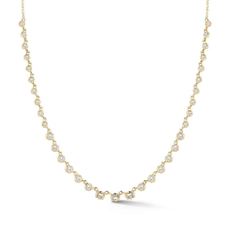 Women’s minimalist necklaces-Small Vanguard Riviera Necklace