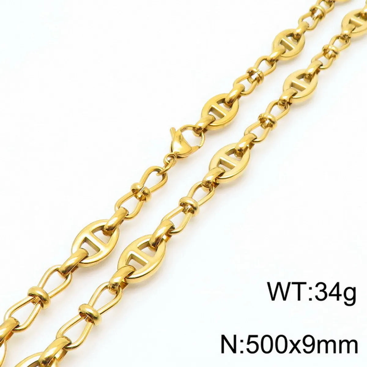 Gold Necklace KN233934-Z