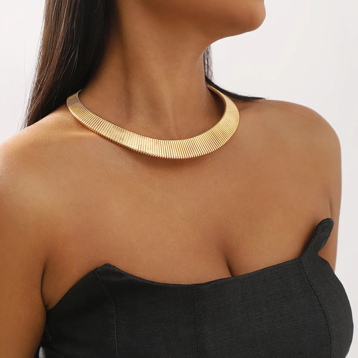 Women’s luxury necklaces-Simple Style Classic Style Solid Color Alloy Wholesale Choker