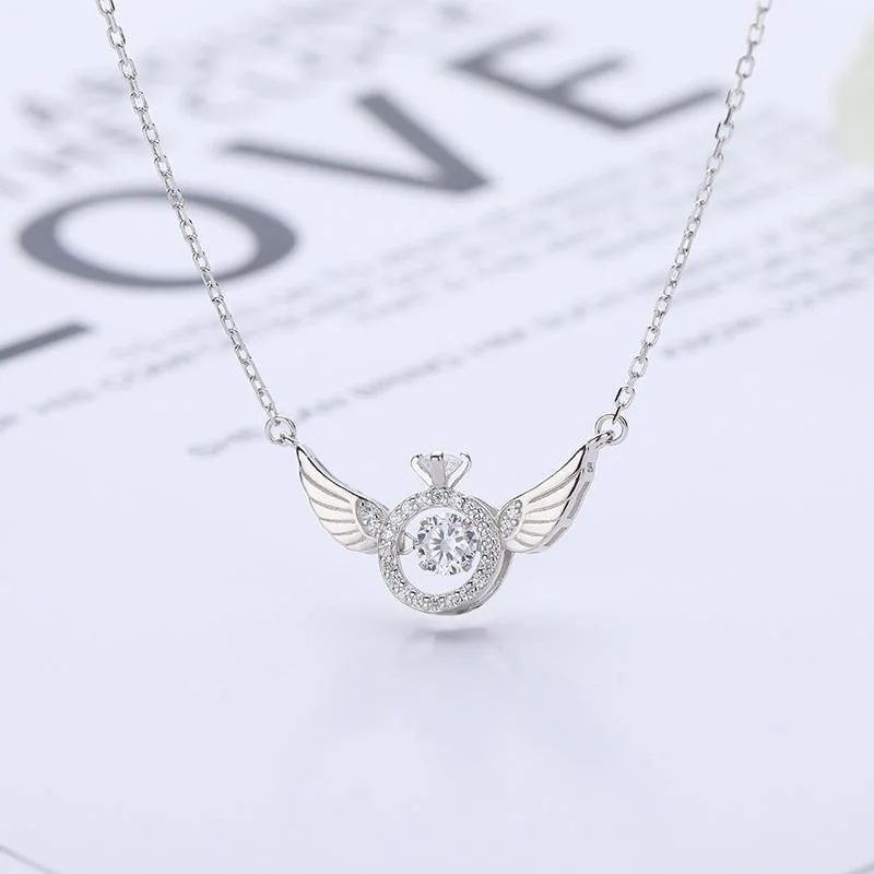 Angel Smart Necklace (White Gold Color)