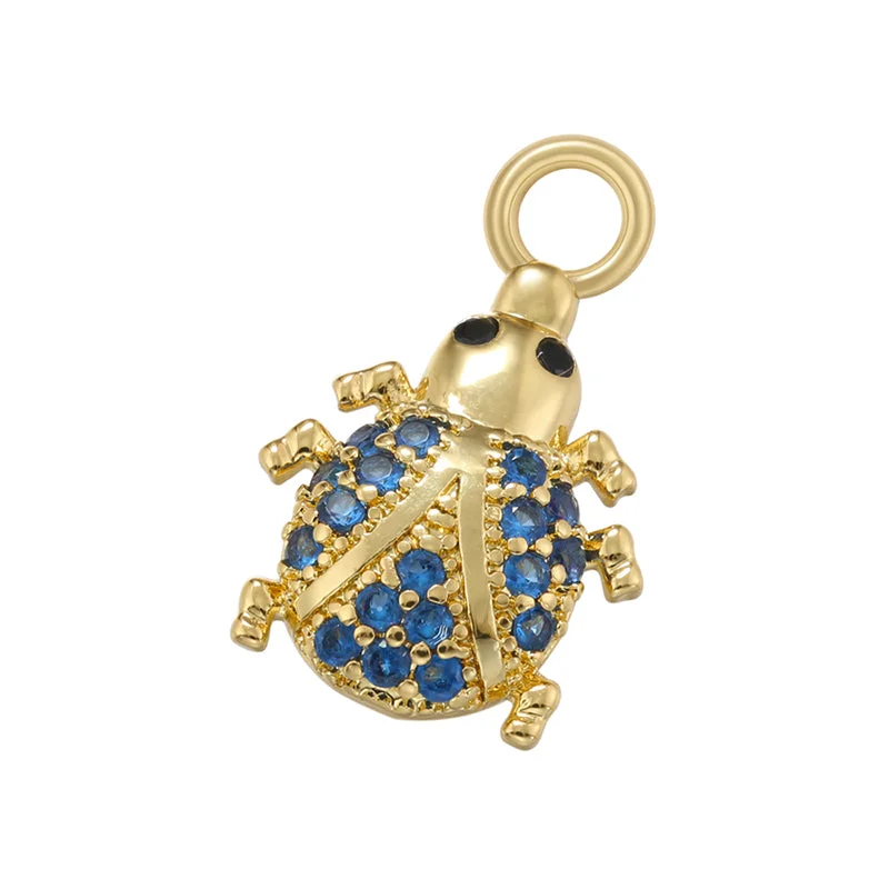 Vd1299 Golden Blue Diamond Beetle