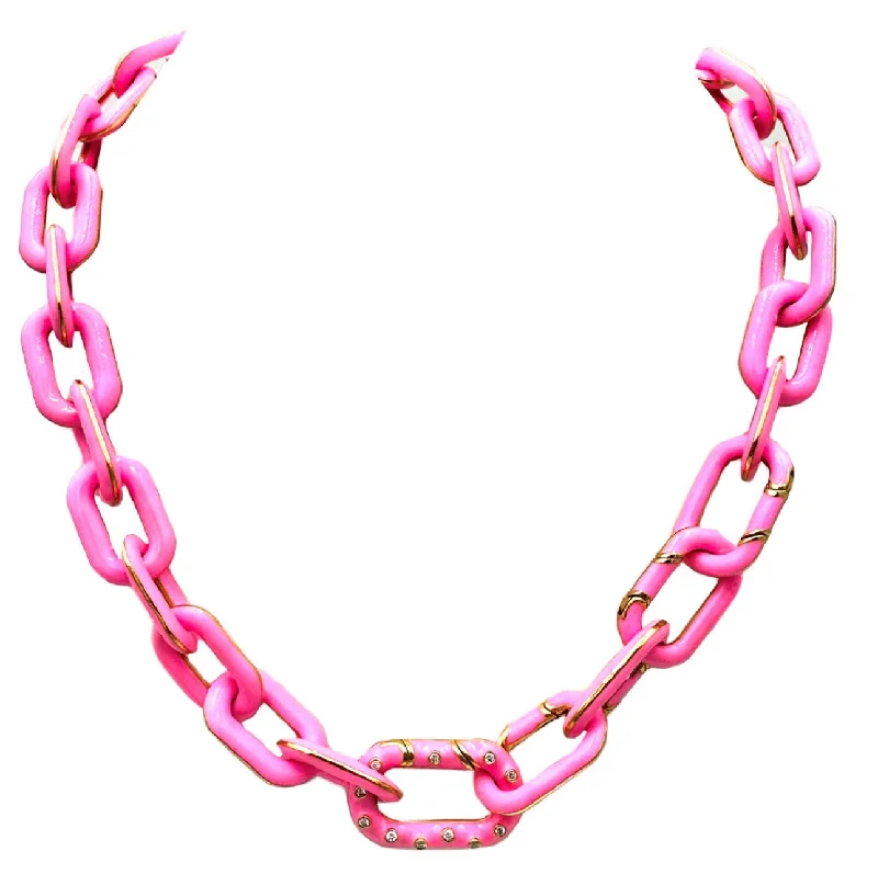 Women’s diamond necklaces-The Elizabeth Chain Link Necklace