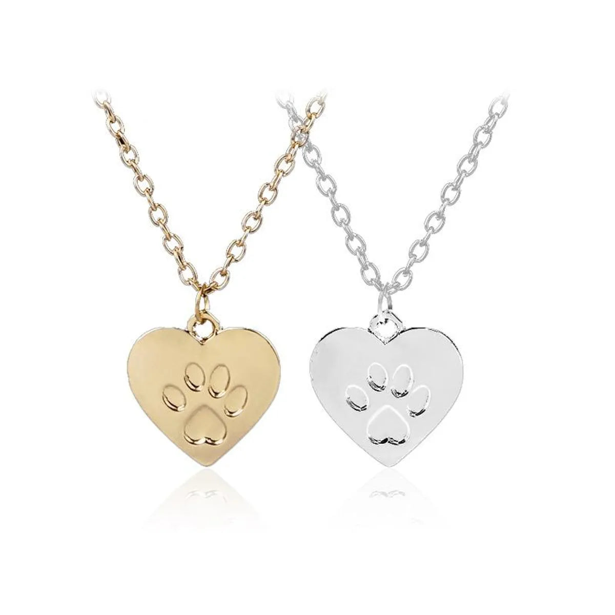 Women’s infinity necklaces-Fashion Heart Alloy Plating Women's Necklace