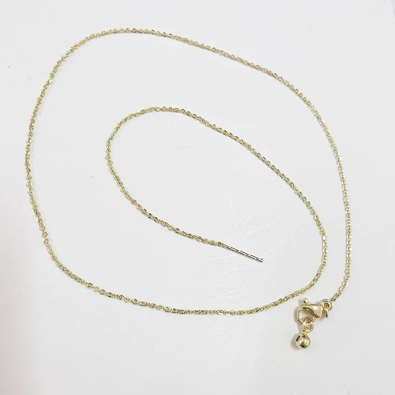 O-Shaped Chain-18K Real Gold