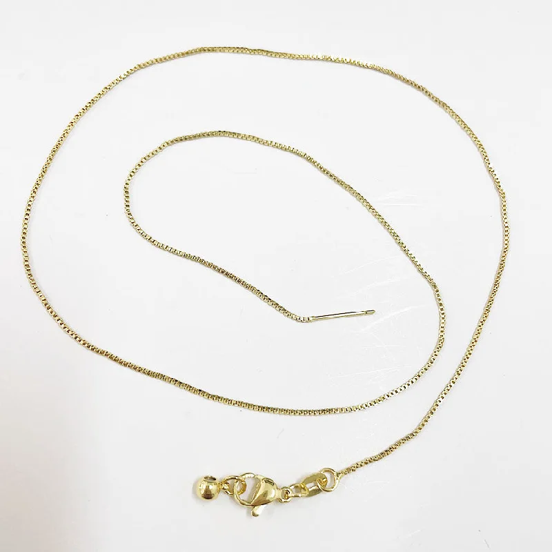 Box Chain-24K Real Gold