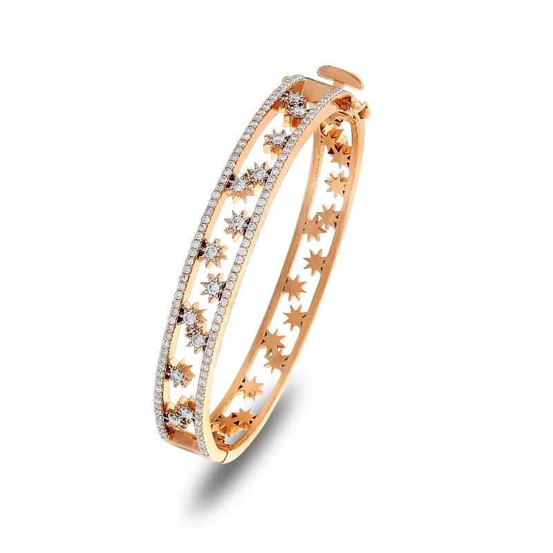 Women’s nature-themed bracelets-VENUS STAR GOLD DIAMOND BRACELET